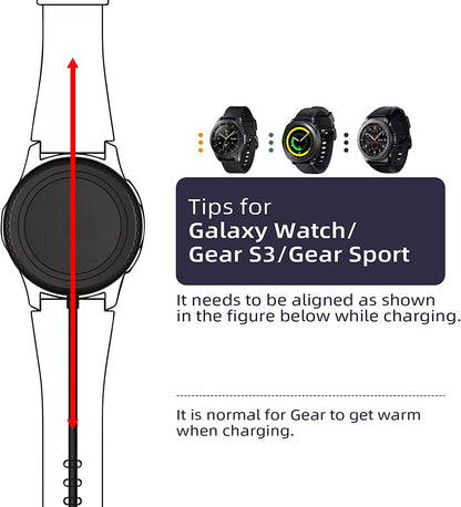 Watch Charger Compatible with Samsung Galaxy Watch, Portable Charging Dock for Galaxy Watch 6/6 Classic/5/5 Pro/4/3/Active2/1,Gear Sport/S3, 3.3Ft