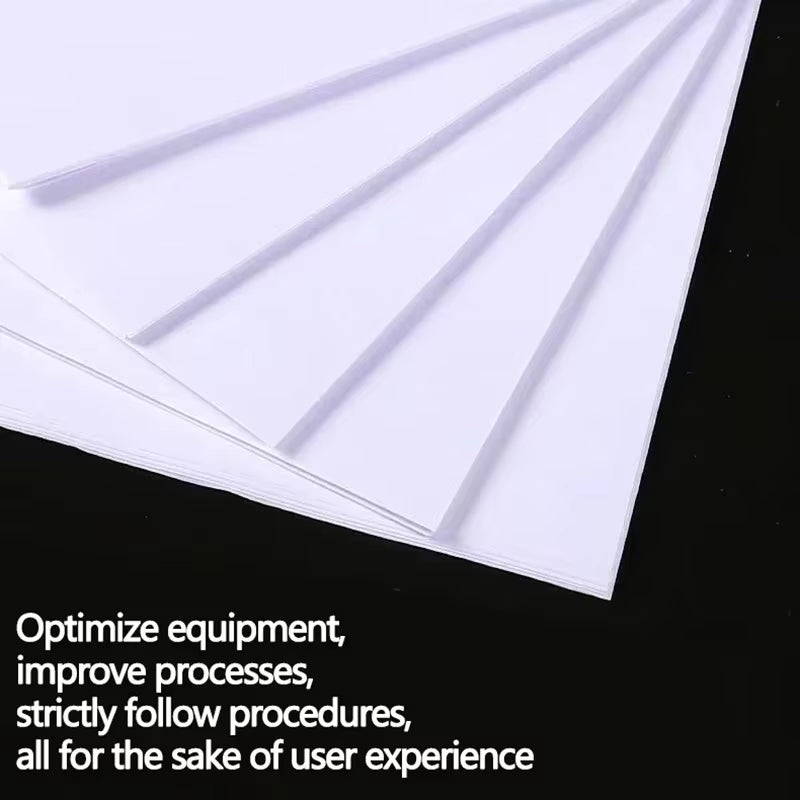 100Pcs/Lot A4 White Printer Paper Office Suppliesdraft Multi-Purpose Business Printing Information Draft Wood Pulp Copy Papers