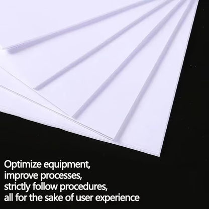 100Pcs/Lot A4 White Printer Paper Office Suppliesdraft Multi-Purpose Business Printing Information Draft Wood Pulp Copy Papers