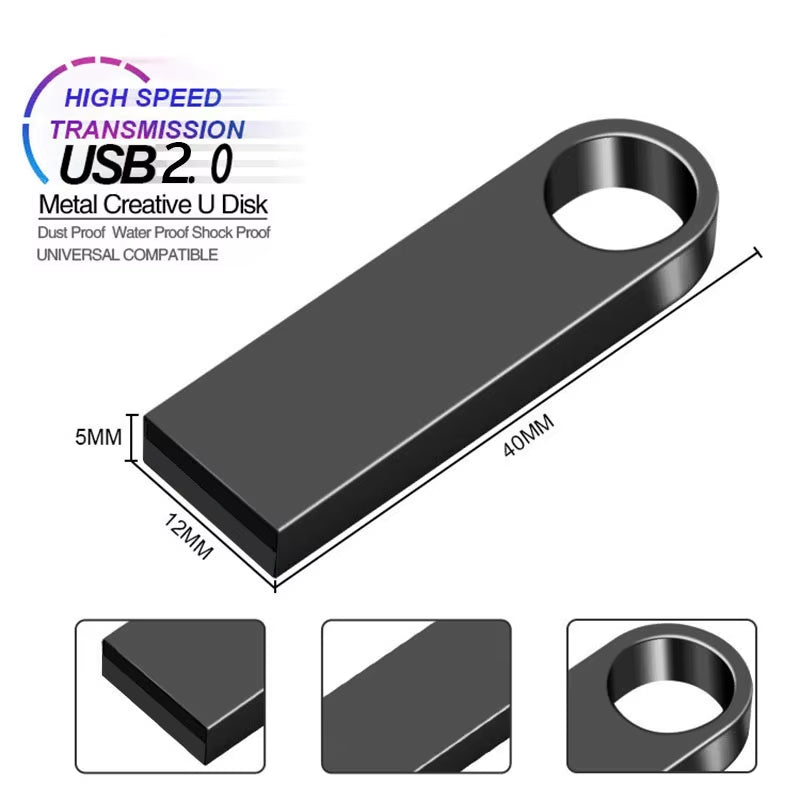 USB Flash Drive 128Gb Pendrive 128Gb Memory Stick 32Gb 4Gb Metal 64 Gb Pen Drive 8Gb Usb Stick 16 Gb