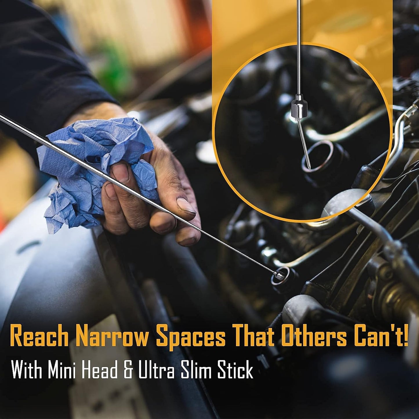 LED Telescoping Magnet Pickup Tool Set with Lights: Unique Men Gifts Christmas Gift Stocking Stuffers Birthday Gadgets for Mechanic Handyman Father Husband Boyfriend Her Car Garage