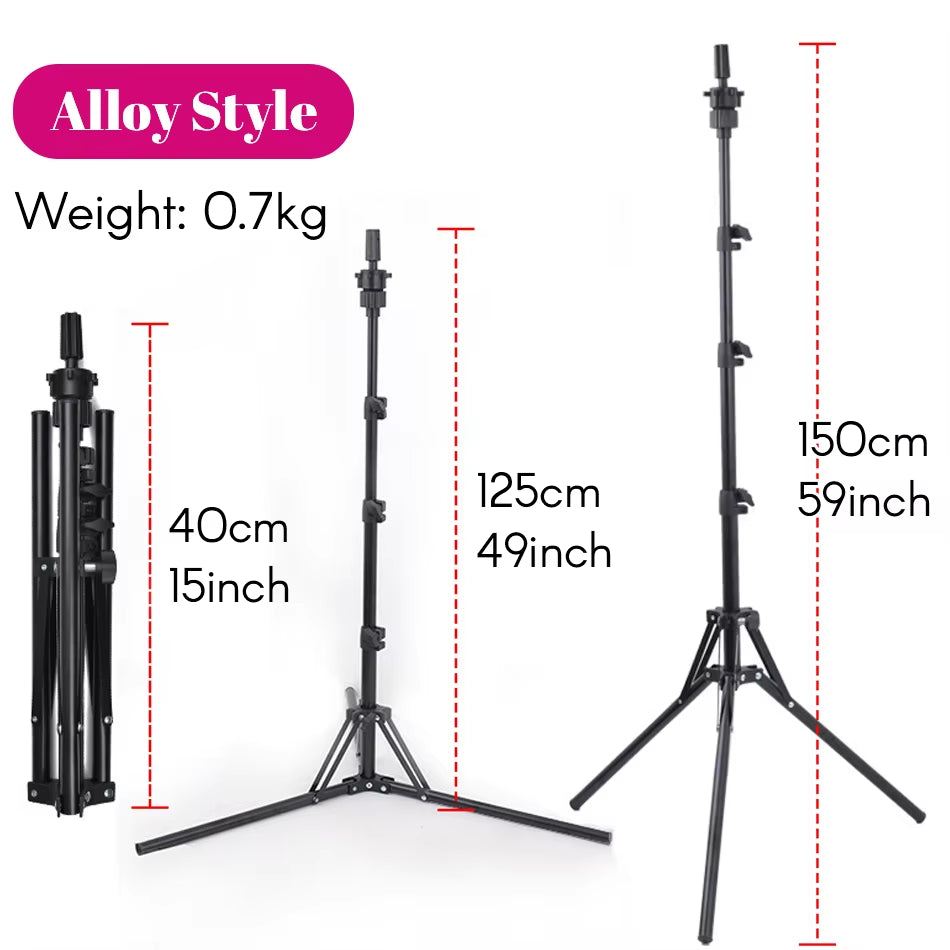 Afro Mannequin Heads with 100%Real Hair with Adjustable Tripod Hairdressing Dolls Training Head for Practice Styling Braiding