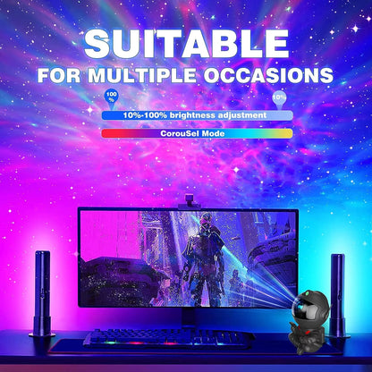 Star Projector, Kids Night Light, Nebula Projector Light. Galaxy Bedroom Projector, Adult Playroom/Home Theater/Ceiling/Room Decoration