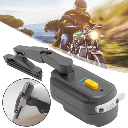 Rechargeable Motorcycle Helmet Electric Wiper Universal Wiper Waterproof Helmet Visor Windshield Most C4S2
